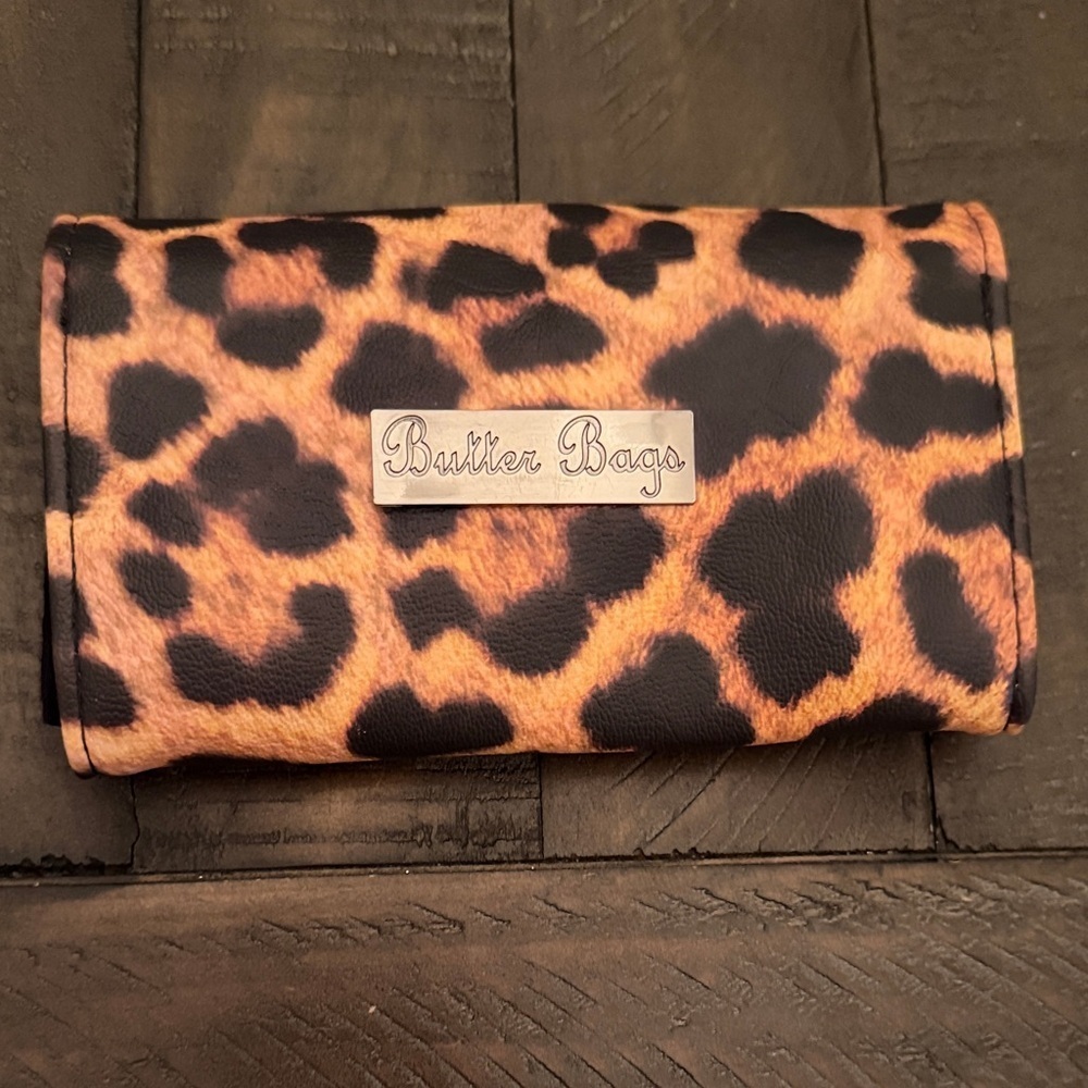 Butter Bags Leopard Print Wallet